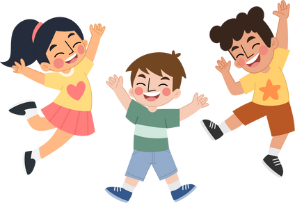 Happy children illustration